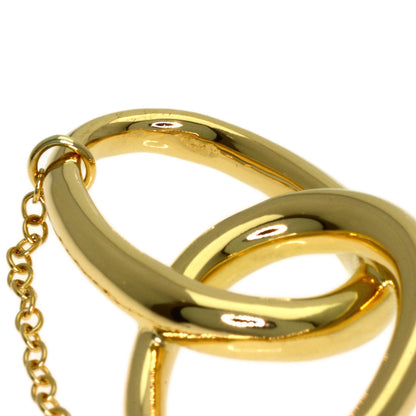 TIFFANY&Co. Double Loop Medium Necklace K18 Yellow Gold Ladies [Used]