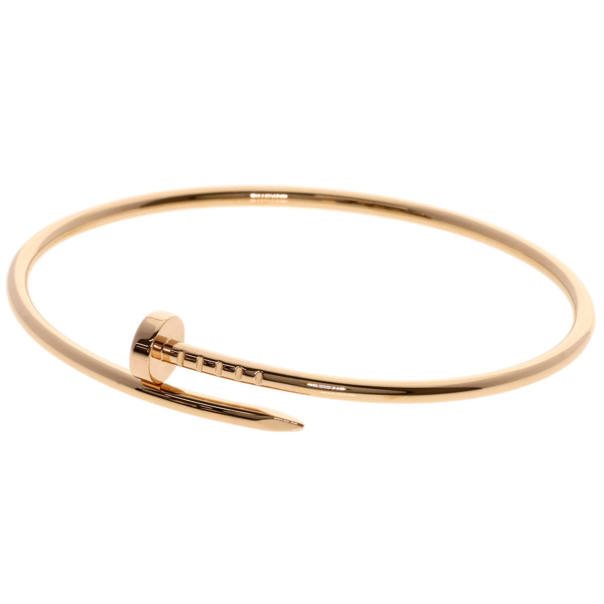 CARTIER Just Uncle SM # 17 Bracelet K18 Pink Gold Ladies [Used]