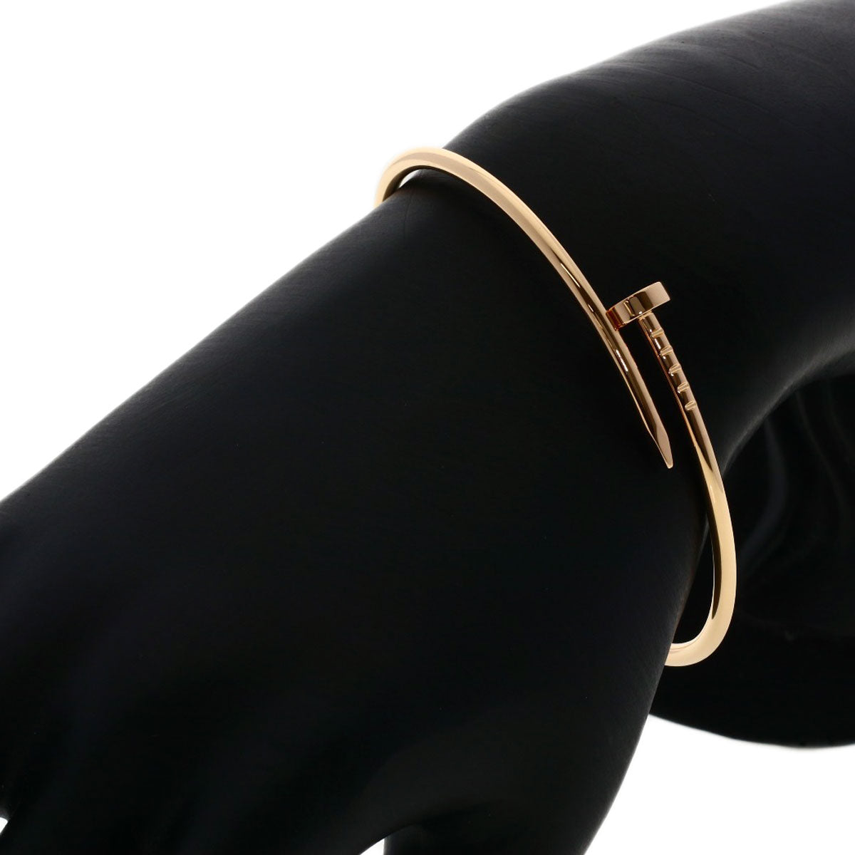 CARTIER Just Uncle SM # 17 Bracelet K18 Pink Gold Ladies [Used]
