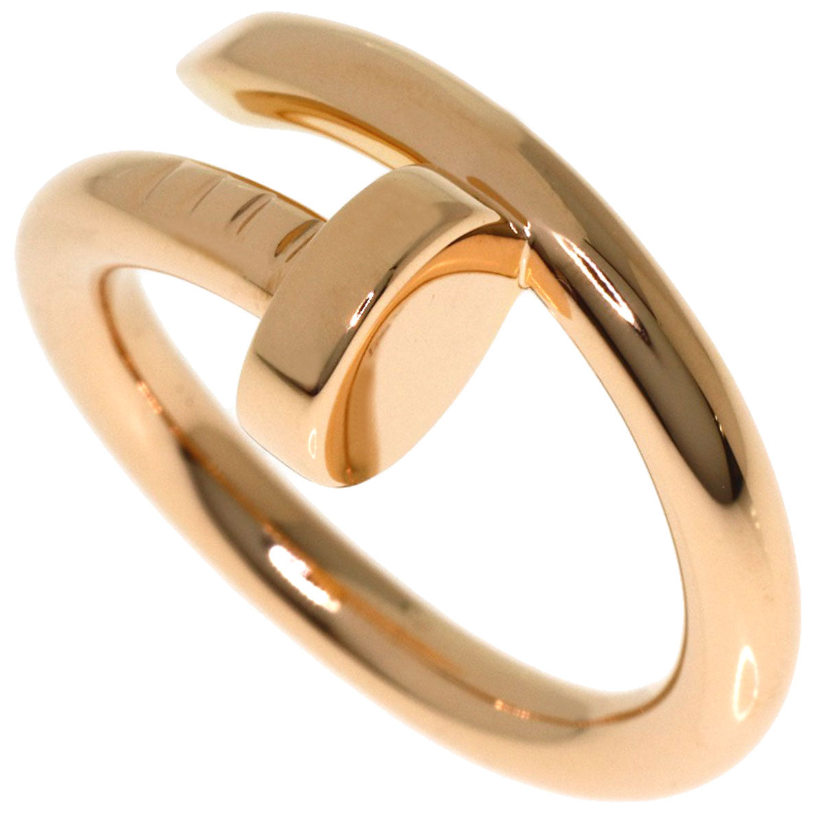 CARTIER Juste un Clou Classic Model #48 Ring K18 Pink Gold Ladies [Used]