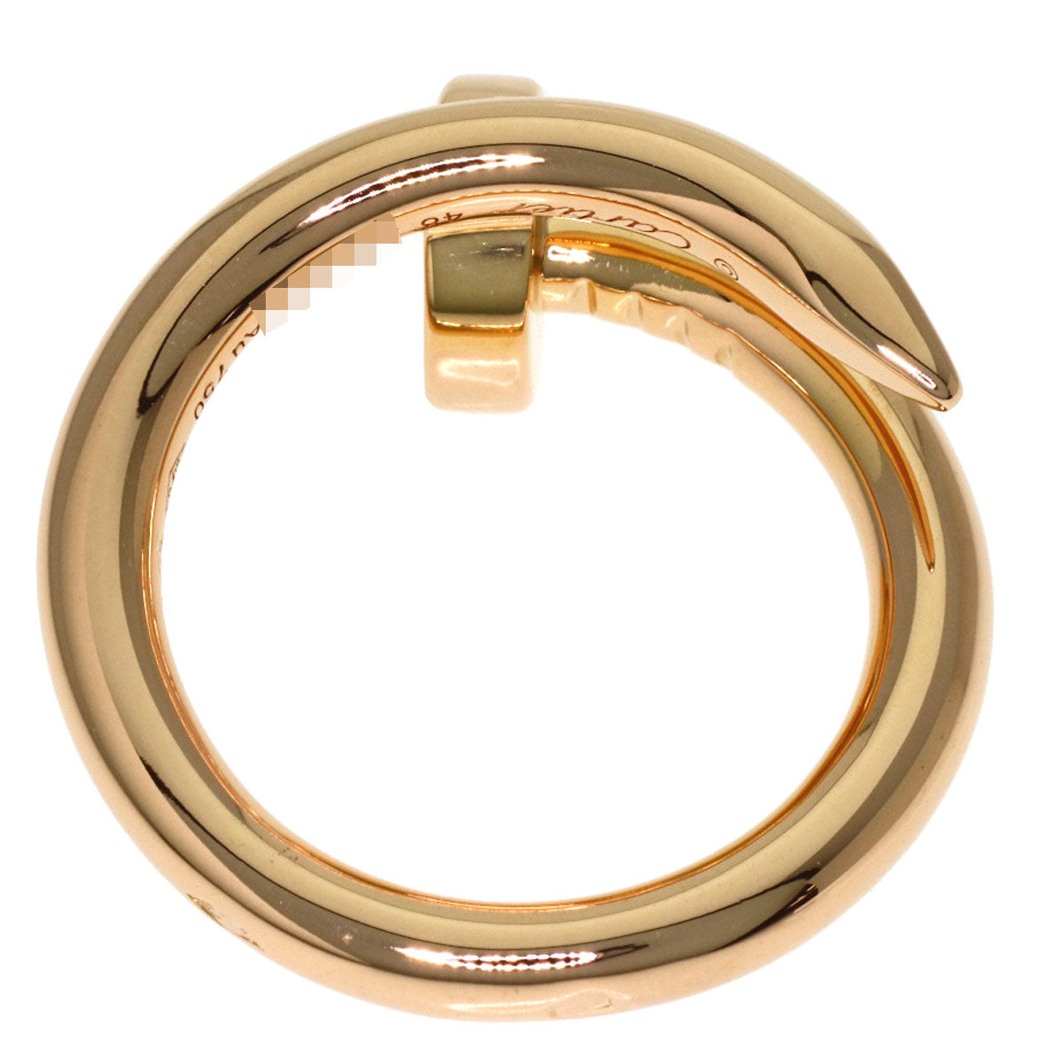 CARTIER Juste un Clou Classic Model #48 Ring K18 Pink Gold Ladies [Used]