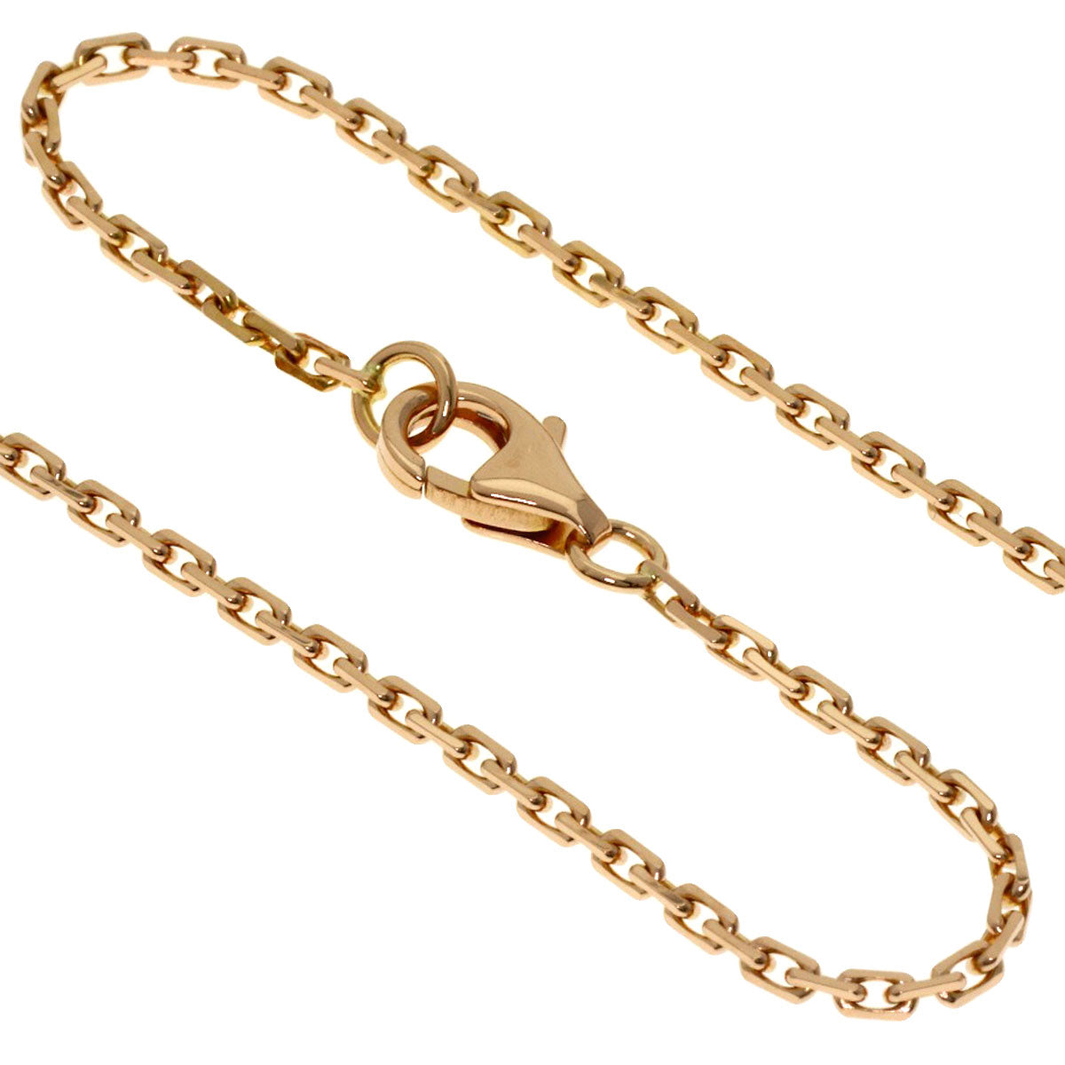 CARTIER Love Circle 3P Diamond Necklace K18 Pink Gold Ladies [Used]
