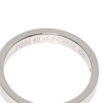 CARTIER Engraved 1P Diamond # 49 Ring Platinum PT950 Ladies [Used]
