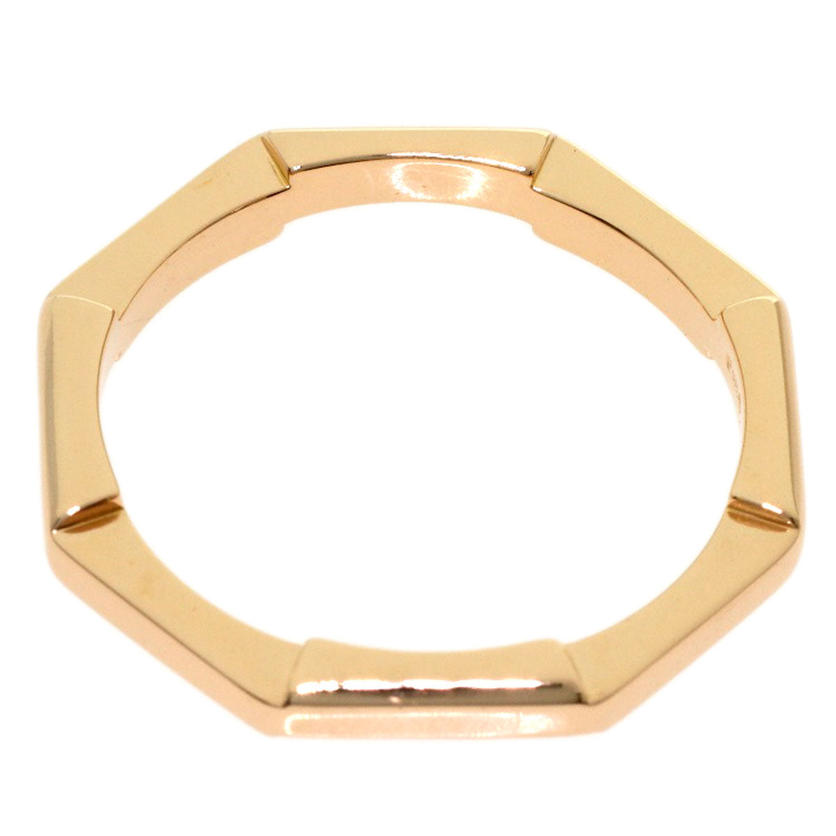 GUCCI Link to Love #13 Ring K18 Pink Gold Ladies [Used]
