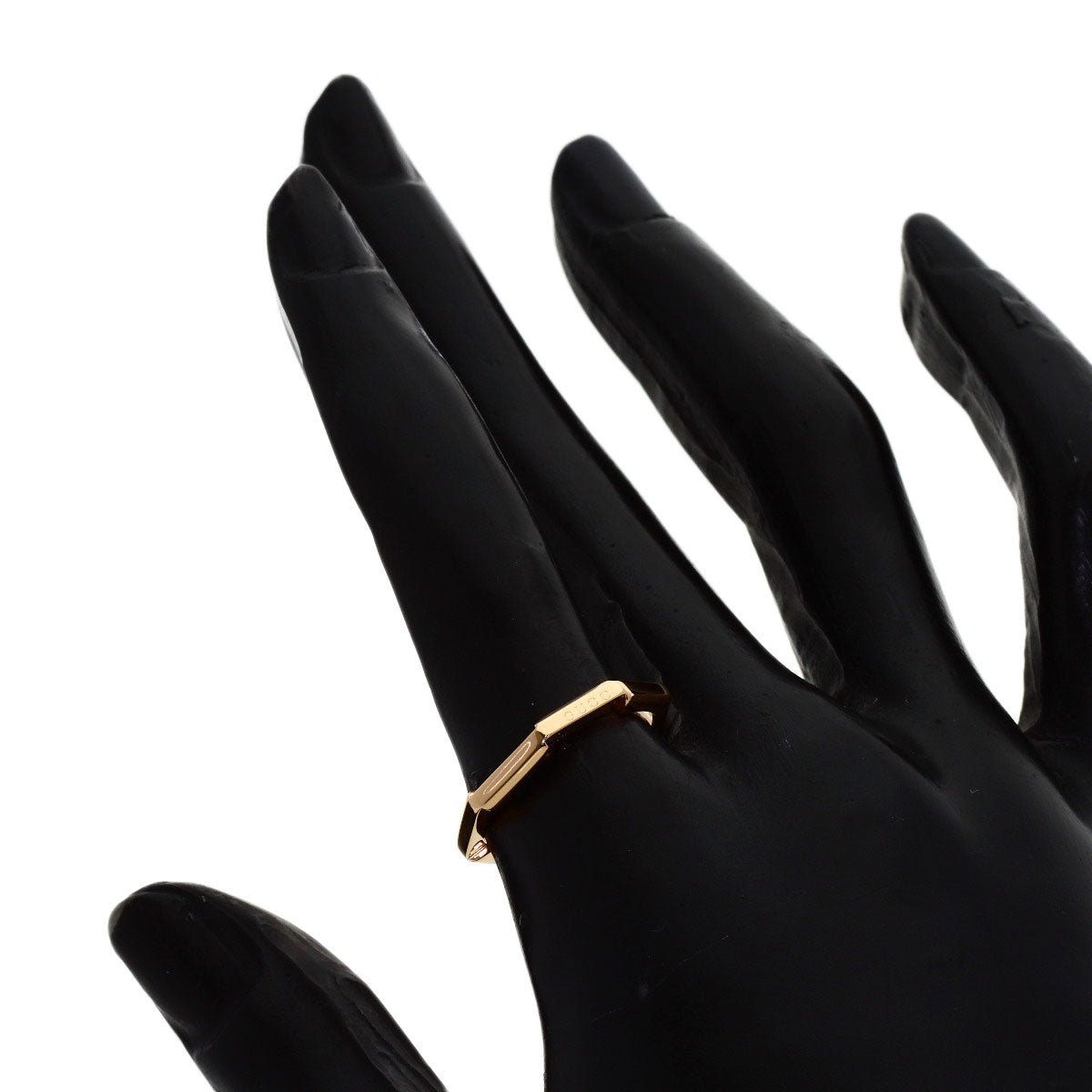 GUCCI Link to Love #13 Ring K18 Pink Gold Ladies [Used]