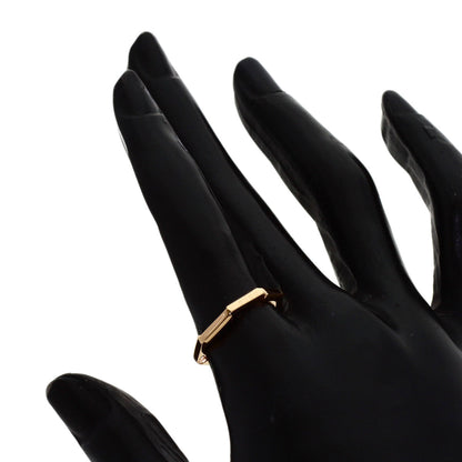 GUCCI Link to Love #13 Ring K18 Pink Gold Ladies [Used]
