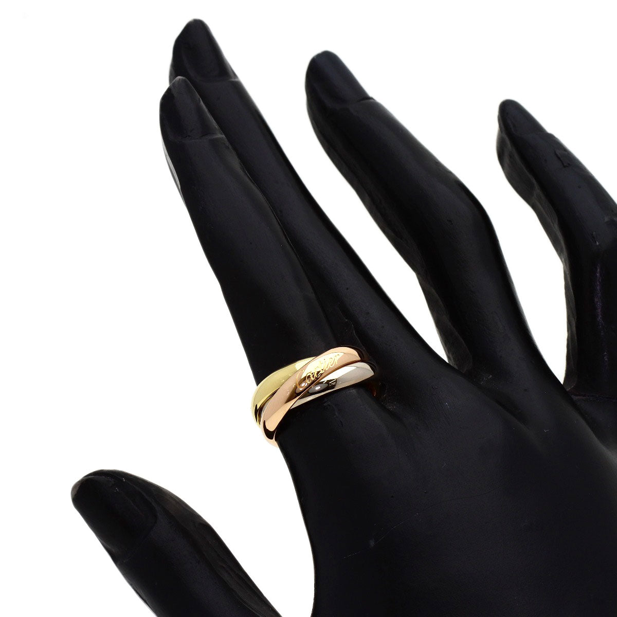 CARTIER Trinity #50 Ring K18 Yellow Gold K18 White GoldLadies [Used]