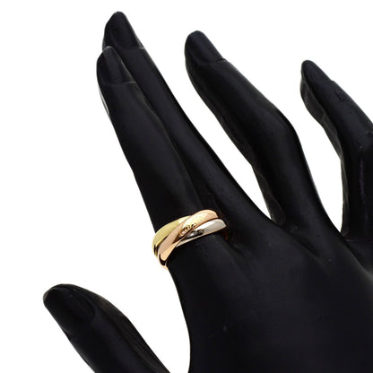 CARTIER Trinity #50 Ring K18 Yellow Gold K18 White GoldLadies [Used]