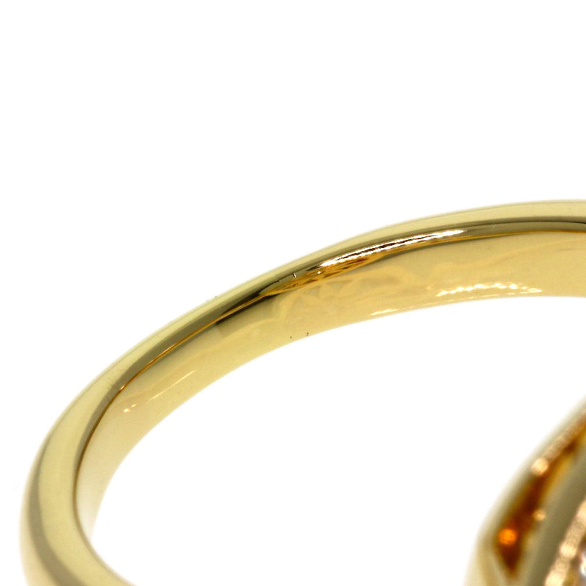 HARRY WINSTON Winston Gate Rosette Diamond Ring K18 Yellow Gold Ladies [Used]