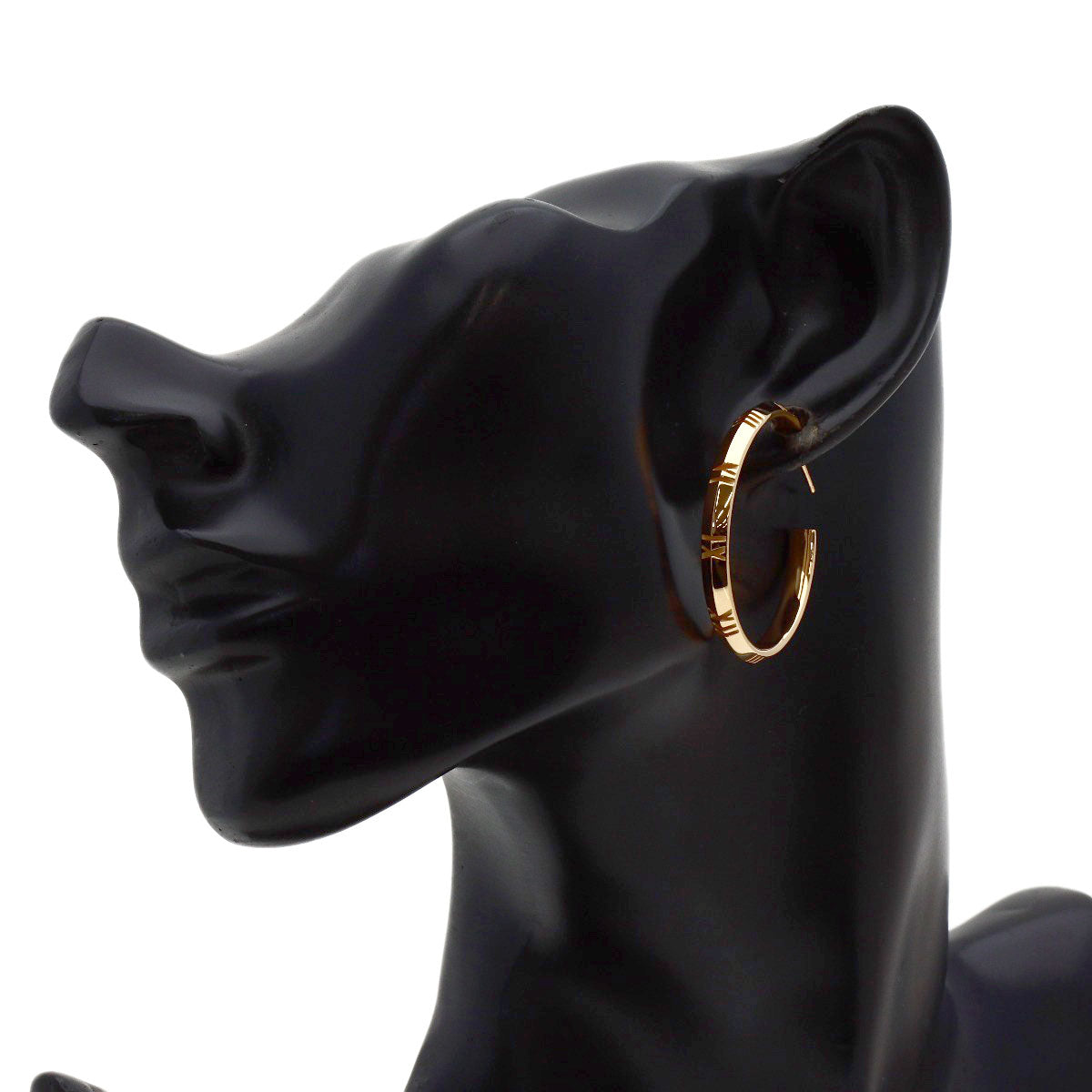 TIFFANY&Co. Atlas X Hoop earring K18 Pink Gold Ladies [Used]