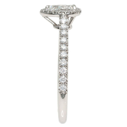 TIFFANY&Co. Soleste Pear-Shaped Diamond Ring Platinum PT950 Ladies [Used]
