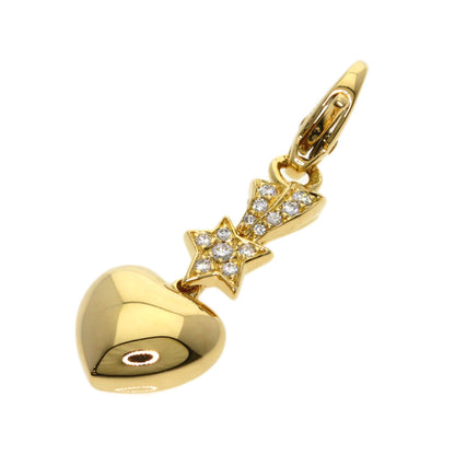 CHANEL Comet Charm Diamond Pendant top K18 Yellow Gold Ladies [Used]