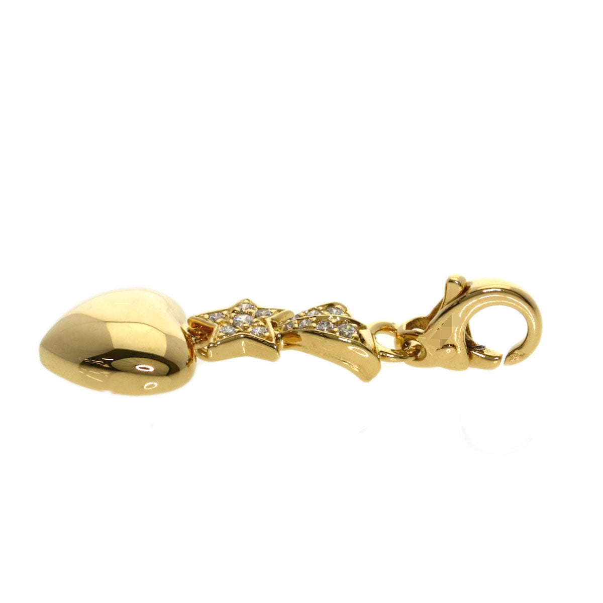 CHANEL Comet Charm Diamond Pendant top K18 Yellow Gold Ladies [Used]