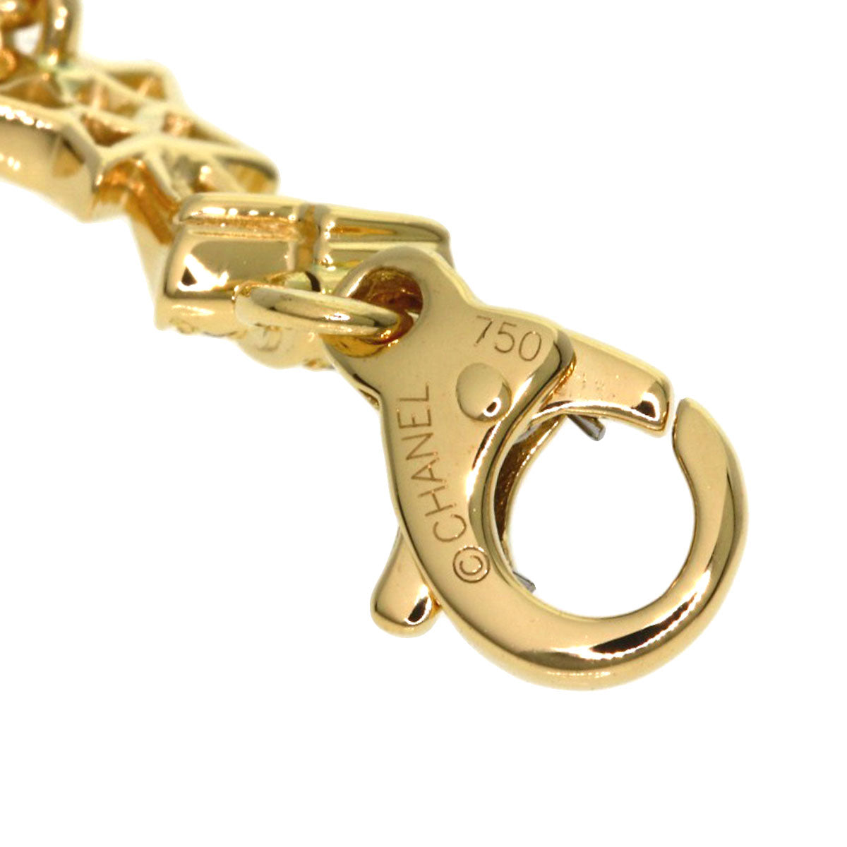 CHANEL Comet Charm Diamond Pendant top K18 Yellow Gold Ladies [Used]