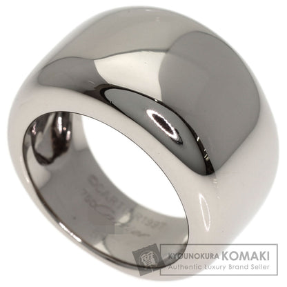 CARTIER Nouvelle Vague #51 Ring K18 White Gold Ladies [Used]