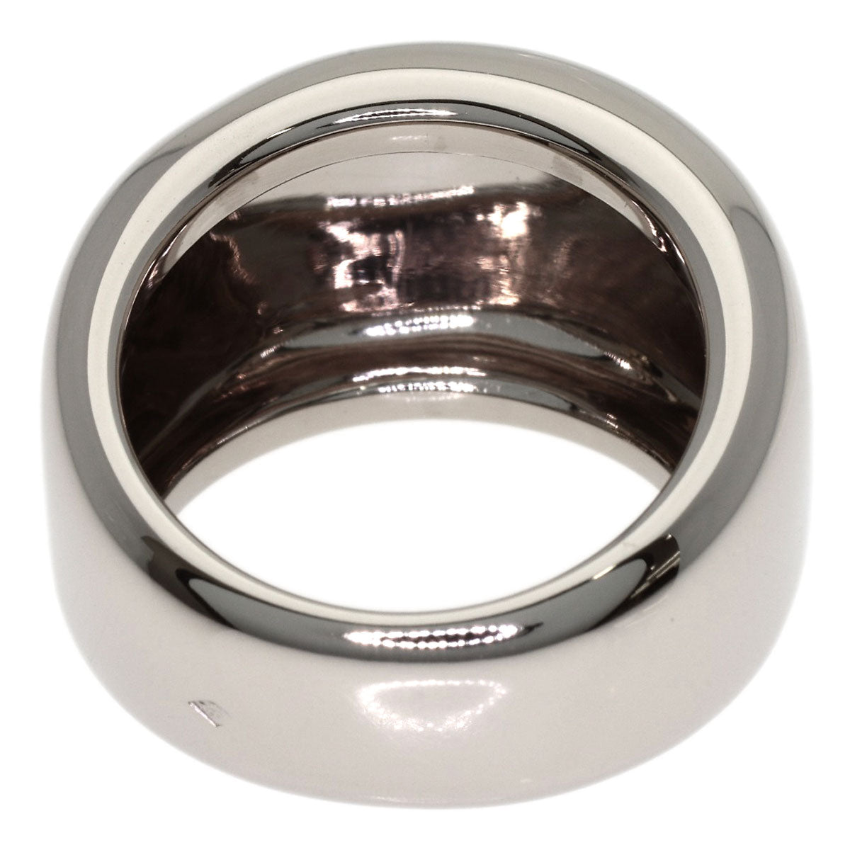 CARTIER Nouvelle Vague #51 Ring K18 White Gold Ladies [Used]