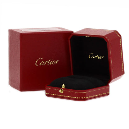CARTIER Nouvelle Vague #51 Ring K18 White Gold Ladies [Used]