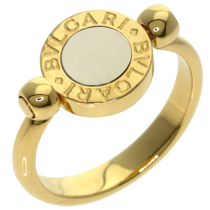 BVLGARI Flip Diamond Ring K18 Yellow Gold Ladies [Used]