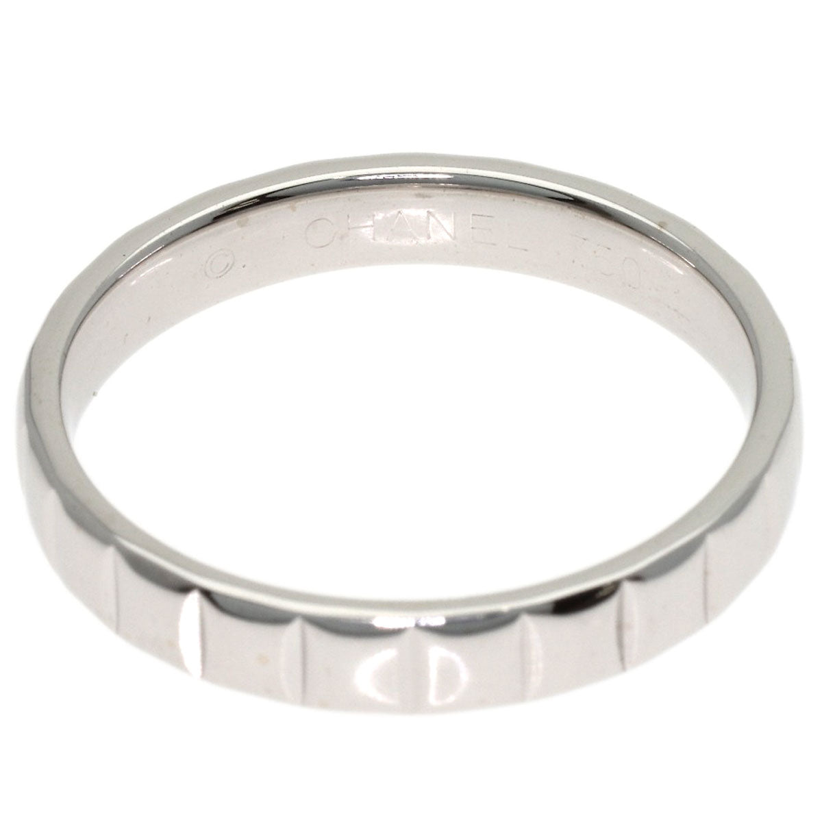 CHANEL Chocolat Ring K18 White Gold Ladies [Used]