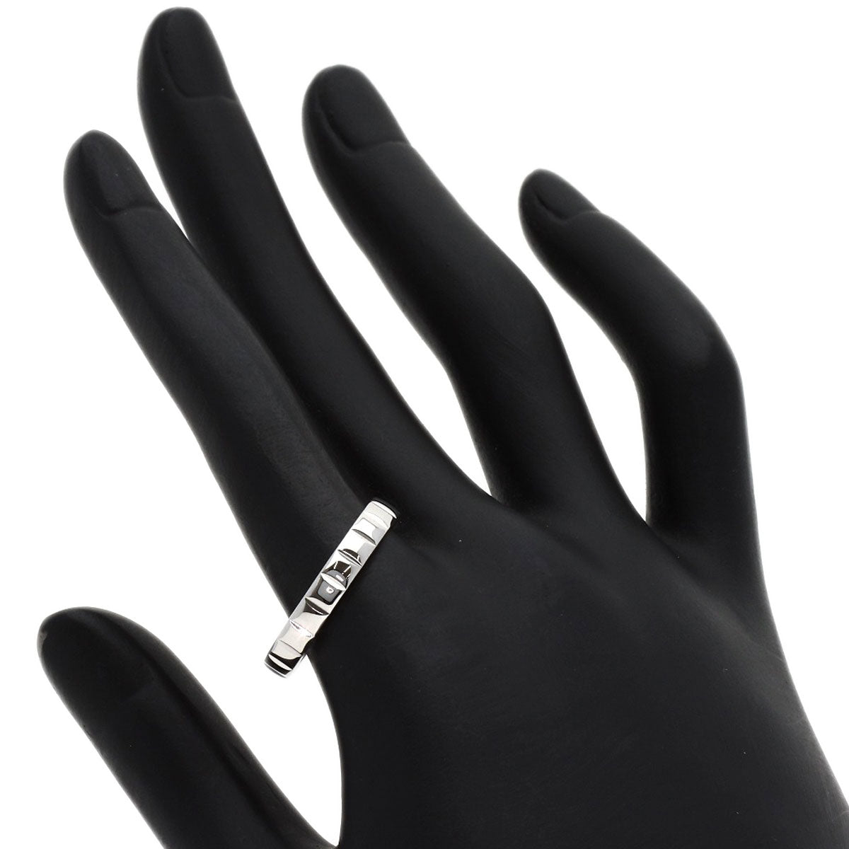 CHANEL Chocolat Ring K18 White Gold Ladies [Used]