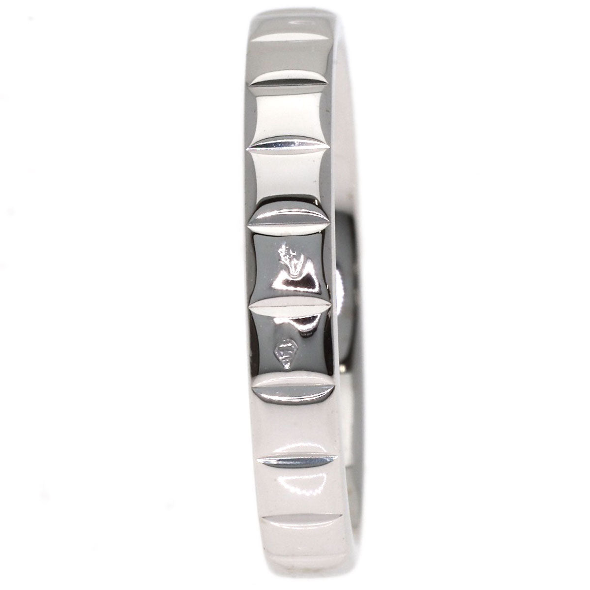 CHANEL Chocolat Ring K18 White Gold Ladies [Used]