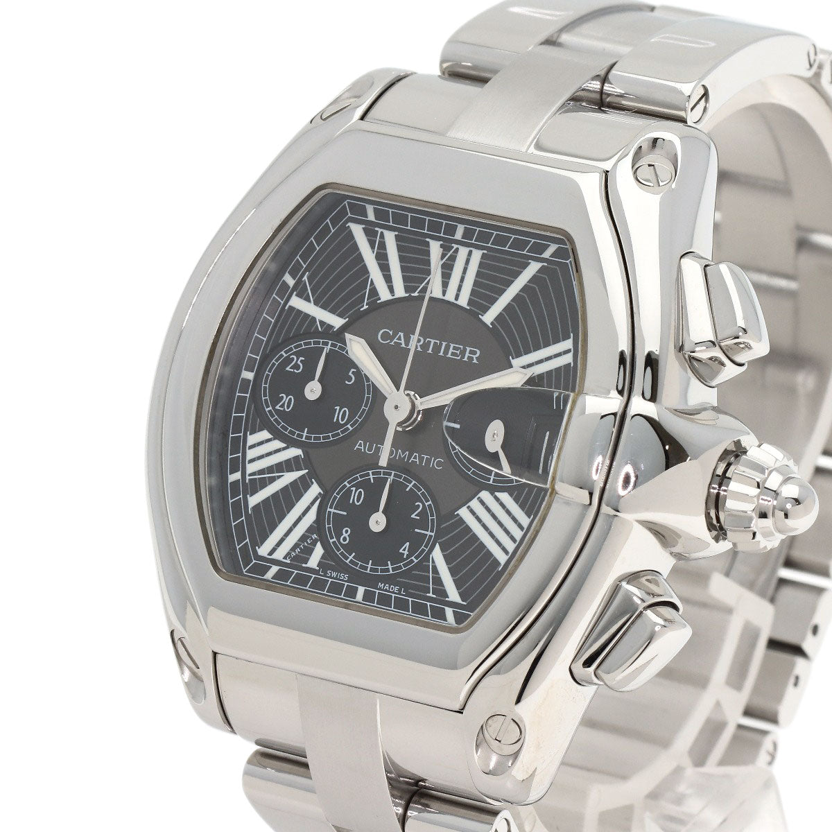 CARTIER Roadster XL Watches W62020X6 Stainless Steel/Stainless Steel mens