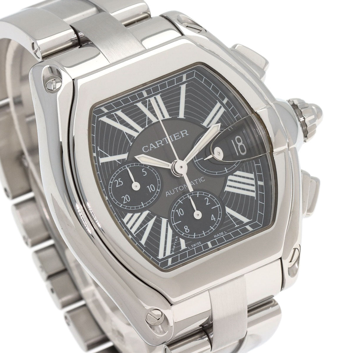 CARTIER Roadster XL Watches W62020X6 Stainless Steel/Stainless Steel mens