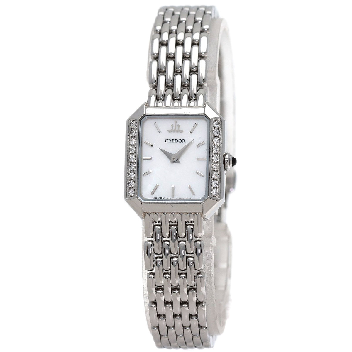 SEIKO CREDOR Signo BezelDiamond Watches GSTE889 1E70-0C0 Stainless Steel/Stainless Steel Ladies