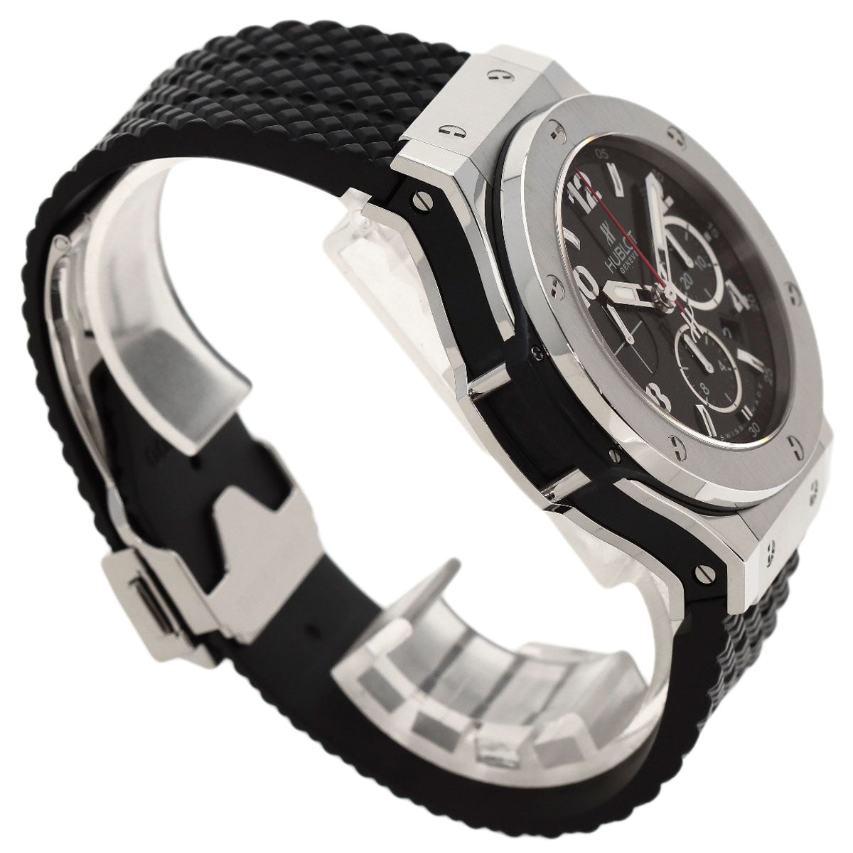 HUBLOT Big Bang 1.7" Watches 301.SX.130.RX Stainless Steel/Rubber mens