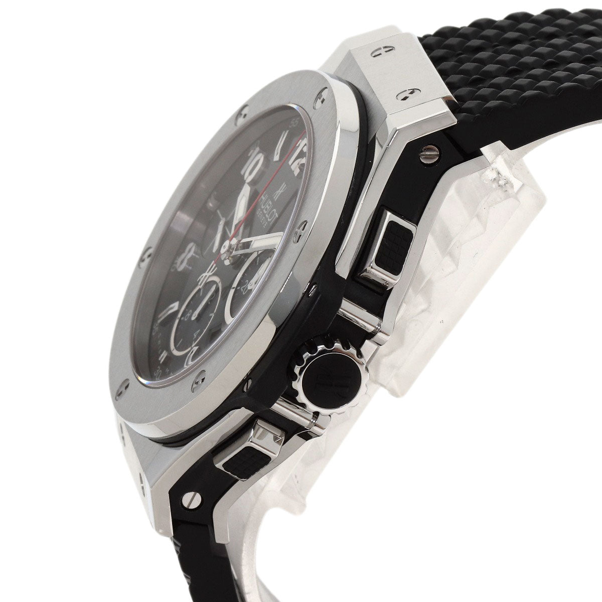 HUBLOT Big Bang 1.7" Watches 301.SX.130.RX Stainless Steel/Rubber mens