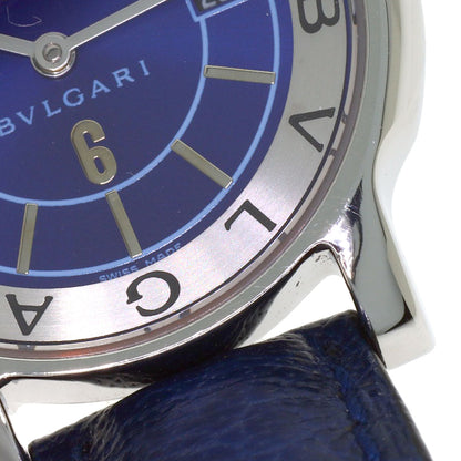 BVLGARI Solo Tempo JAL Limited Watches ST29SLD Stainless Steel/Leather Ladies