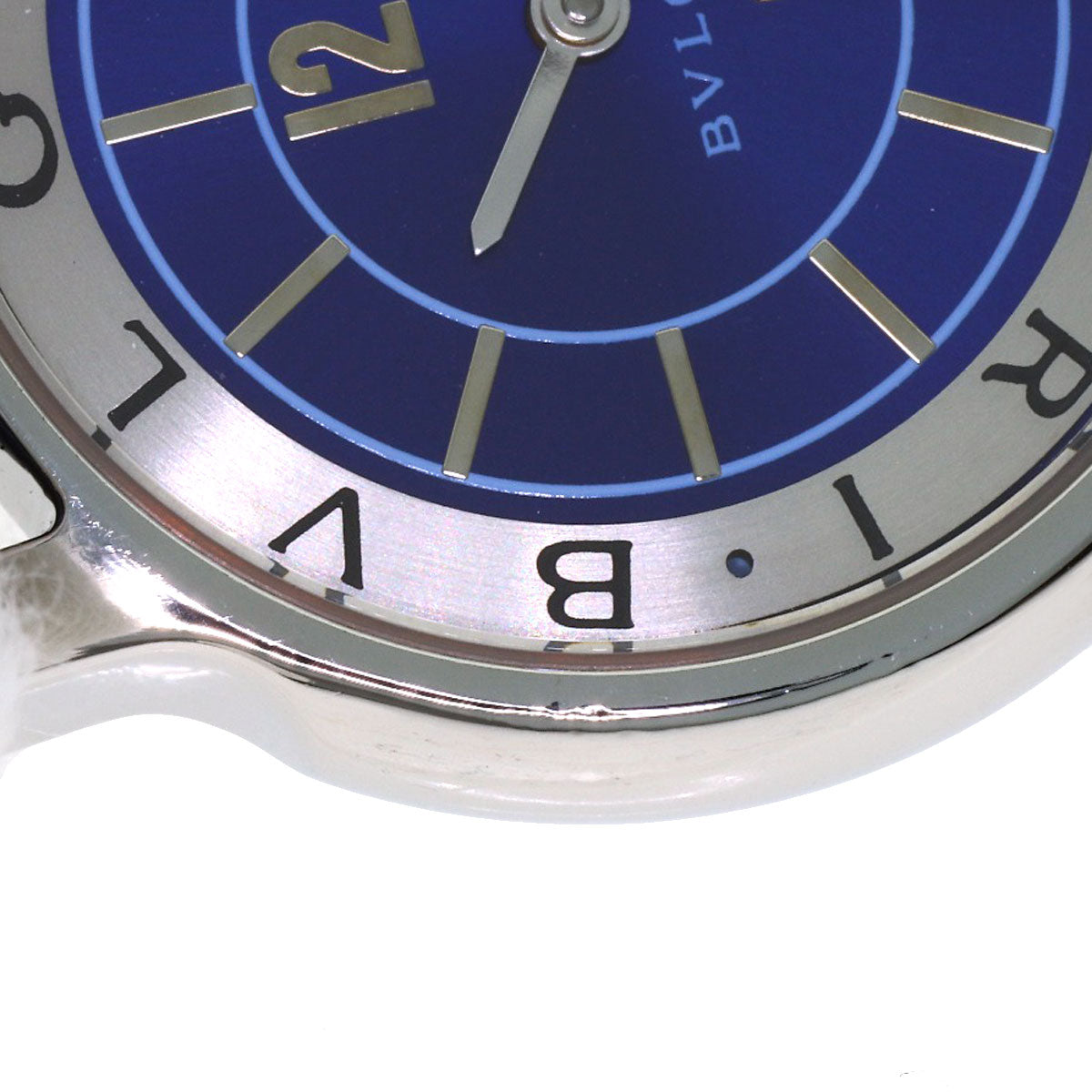 BVLGARI Solo Tempo JAL Limited Watches ST29SLD Stainless Steel/Leather Ladies