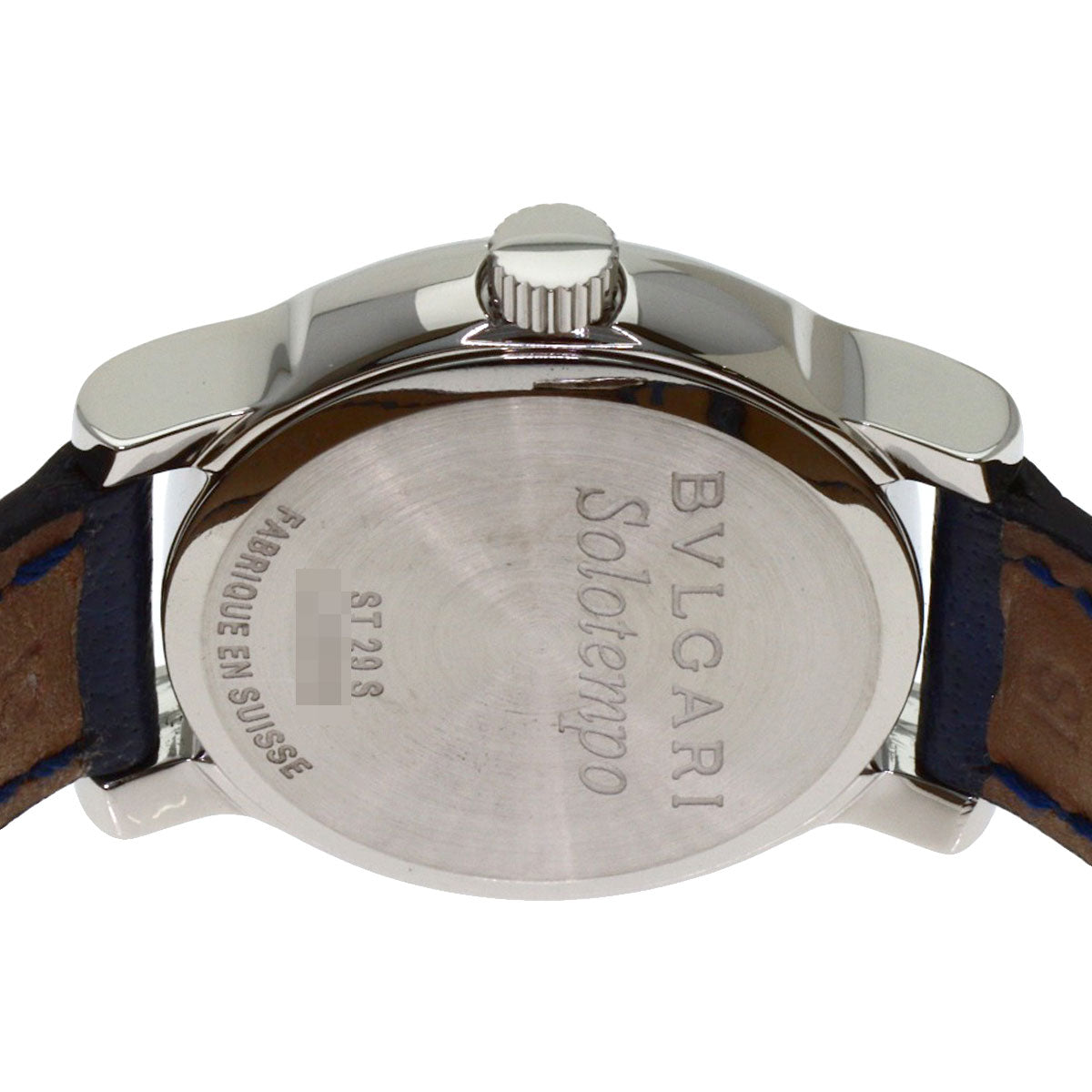 BVLGARI Solo Tempo JAL Limited Watches ST29SLD Stainless Steel/Leather Ladies