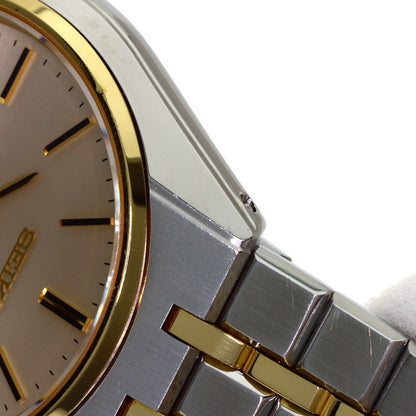 SEIKO Grand Seiko Round Face Watches SBGS004 9587-8000 Stainless Steel/SSxK18YG mens