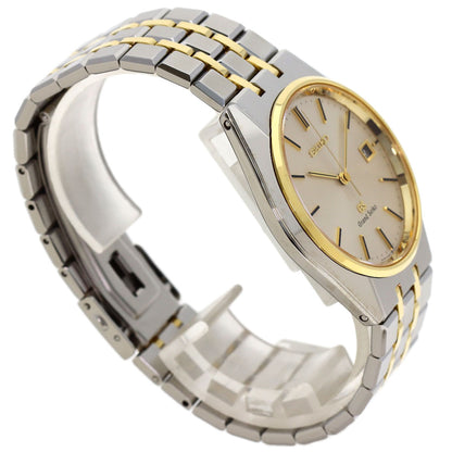SEIKO Grand Seiko Round Face Watches SBGS004 9587-8000 Stainless Steel/SSxK18YG mens