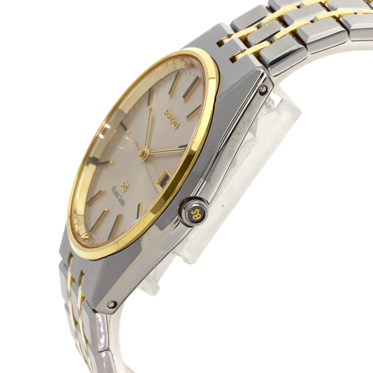 SEIKO Grand Seiko Round Face Watches SBGS004 9587-8000 Stainless Steel/SSxK18YG mens