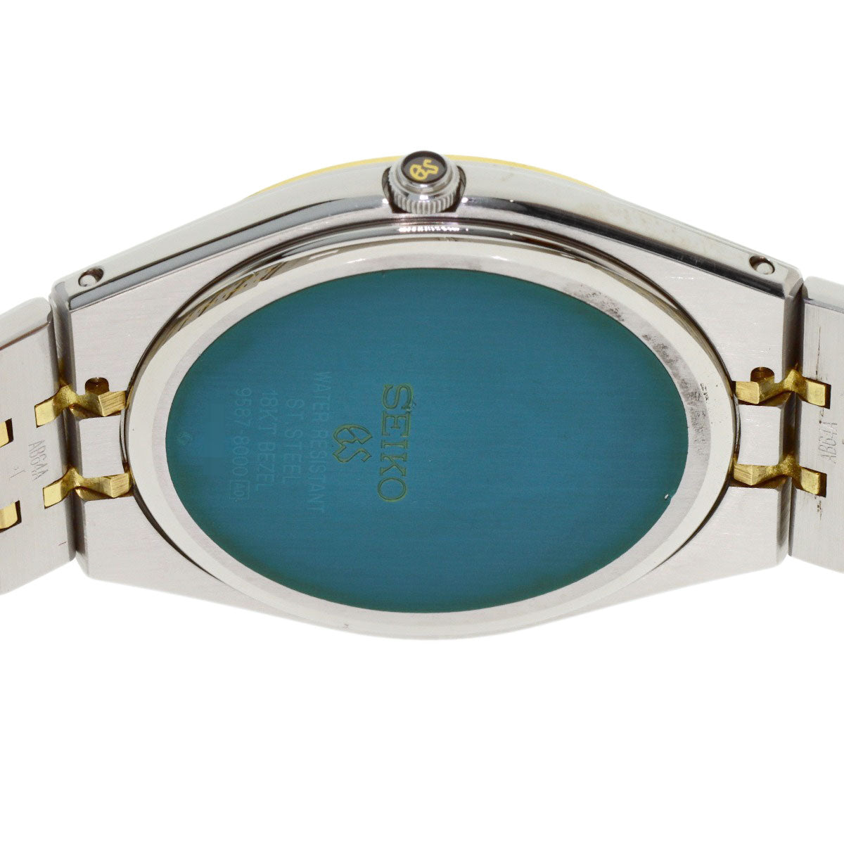 SEIKO Grand Seiko Round Face Watches SBGS004 9587-8000 Stainless Steel/SSxK18YG mens