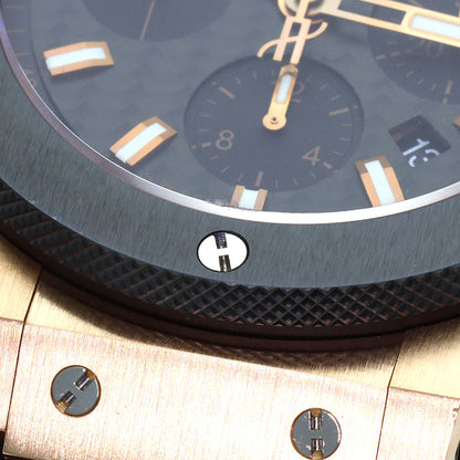 HUBLOT Big Bang 1.7" Watches 301.PM.1780.GR K18 Pink Gold/Rubber mens