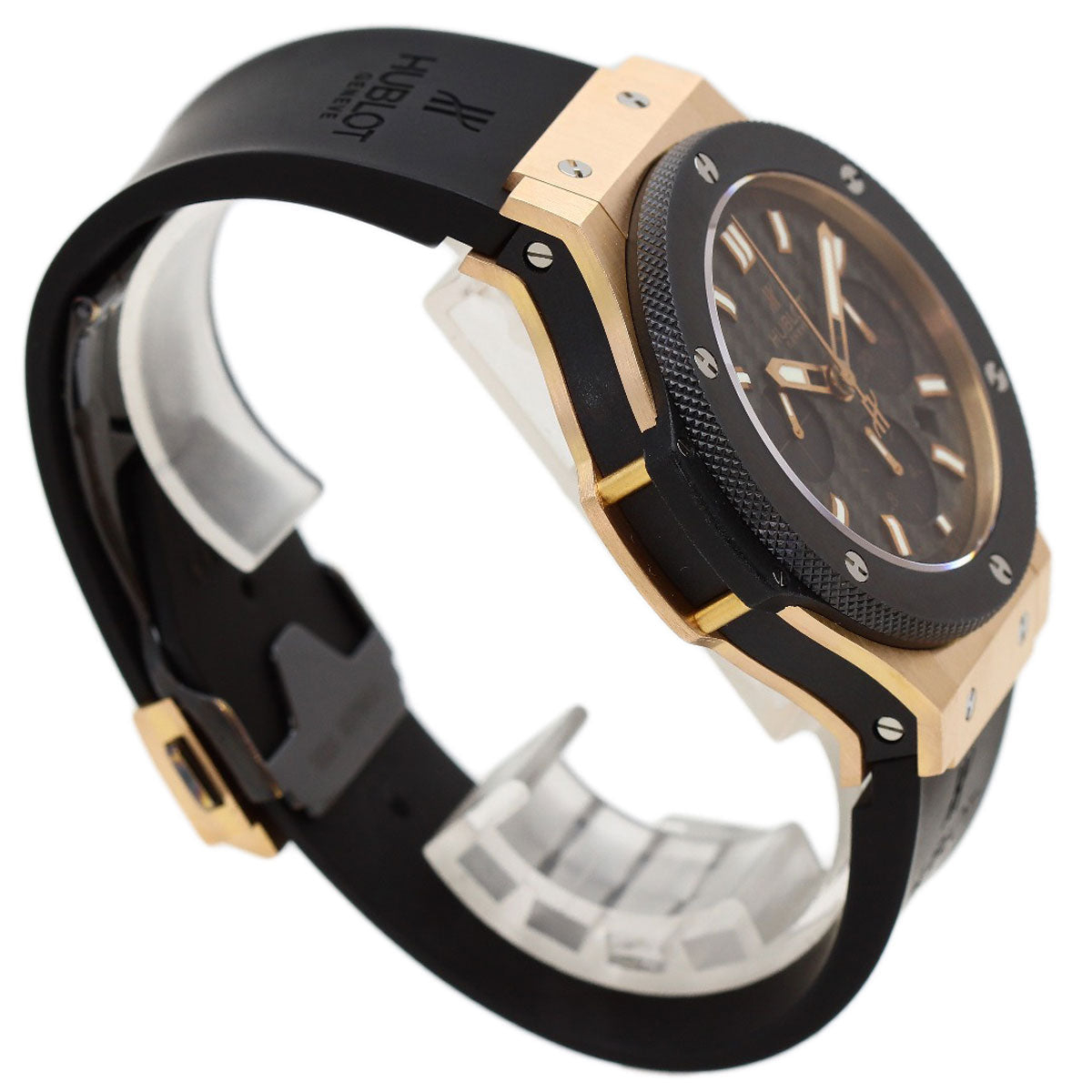 HUBLOT Big Bang 1.7" Watches 301.PM.1780.GR K18 Pink Gold/Rubber mens