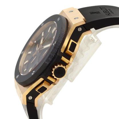HUBLOT Big Bang 1.7" Watches 301.PM.1780.GR K18 Pink Gold/Rubber mens