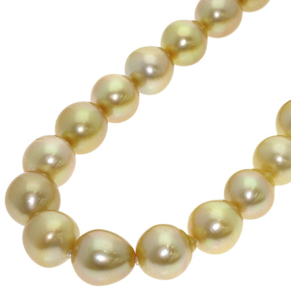 Golden Pearl Pearl Necklace Silver 87g　Ladies
