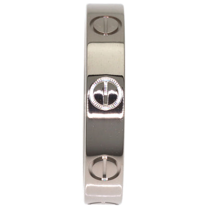 CARTIER Mini love ring #50 Ring K18 White Gold Ladies [Used]