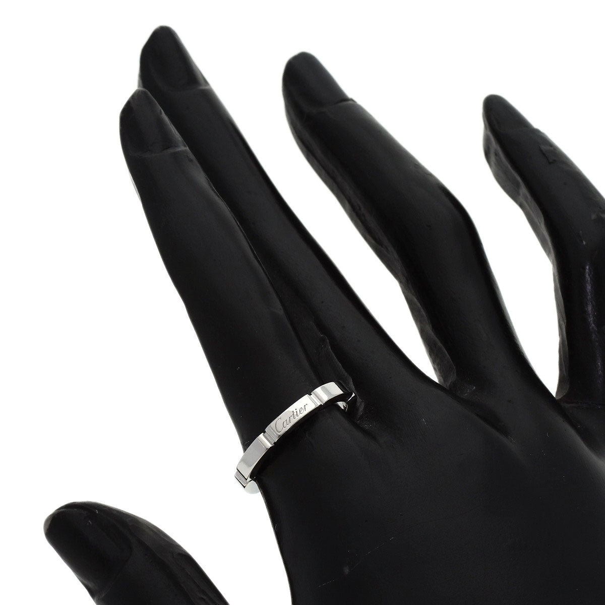 CARTIER Mayon PANTHERE #53 Ring K18 White Gold Ladies [Used]
