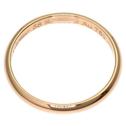 CARTIER Wedding #58 Ring K18 Pink Gold Ladies [Used]