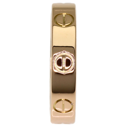 CARTIER Mini love ring # 48 Ring K18 Pink Gold Ladies [Used]