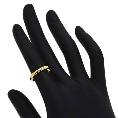 TIFFANY&Co. Stacking band 1P Diamond Ring K18 Yellow Gold Ladies [Used]