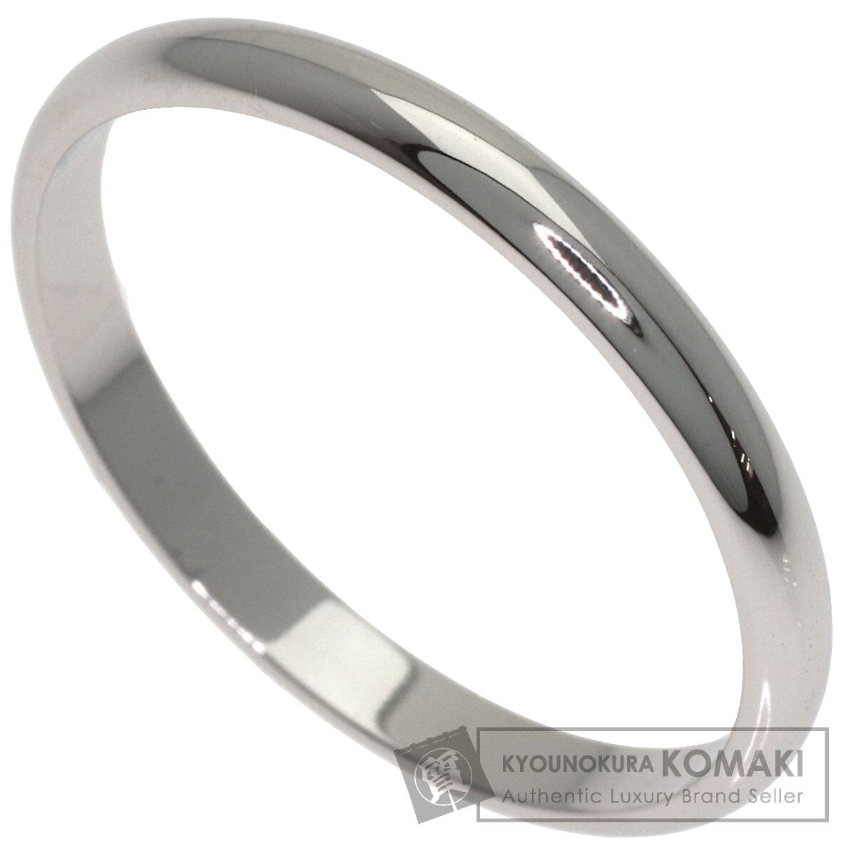 CARTIER 1895 Wedding #60 Ring Platinum PT950 Ladies [Used]