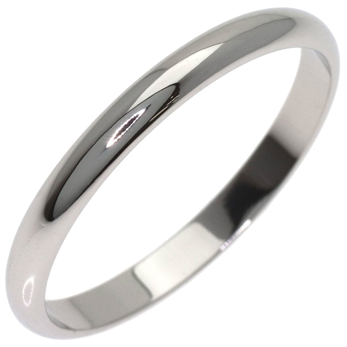 CARTIER 1895 Wedding #60 Ring Platinum PT950 Ladies [Used]