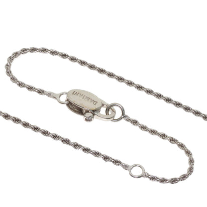 Damiani Diamond Sapphire Necklace K18 White Gold Ladies [Used]