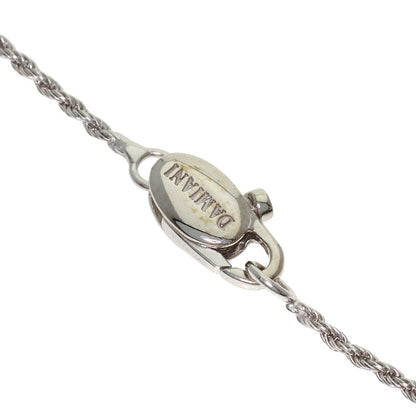 Damiani Diamond Sapphire Necklace K18 White Gold Ladies [Used]